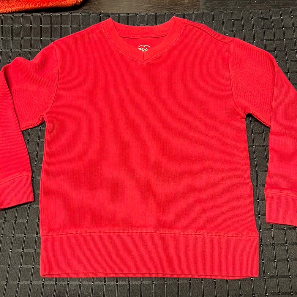 Red Faded Glory Boys Long Sleeve Shirt Size 4-5